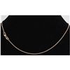 Image 1 : Pure Gold 16" 14k Rose Gold 1.7mm Oval Link Chain