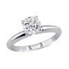 Image 1 : 2.00 ct Round cut Diamond Solitaire Ring, I-J, SI2