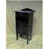 Image 1 : An Edwardian mahogany stained music cabinet of Art Nouveau design.