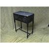 Image 1 : A 17thC oak bible box on later turned stand.