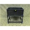 Image 1 : A 17th C oak bible box on later stand (no cover).