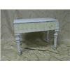 Image 1 : A Victorian white painted bidet.
