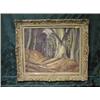Image 1 : Ethelbert White. 'Winter Wood', oil on canvas, signed,       21 1/4" x 25 1/2", moulded frame, par