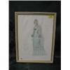Image 1 : Joan Ellacott 1989.  A theatrical costume sketch for Lysette Anthony  in 'A Ghost in Monte Carlo',