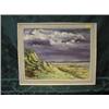 Image 1 : Leonora Eyre (20thC.). 'Sand Dunes', oil on board, signed.  19" x 24".