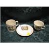 Image 1 : A pottery mug, 1935, commemorating the Silver Jubilee of King George  V, 3 1/4" high, together wit