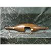 Image 1 : A milkmaid's turned wood yoke with attached chain, 35" wide.