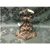 Image 1 : A cast iron door stop, foliate design.