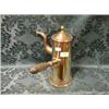 Image 1 : A tin lined copper coffee pot.