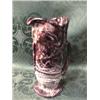 Image 1 : A malachite jug, moulded as an open mouthed jug, 7" high,  possibly Sowerby.