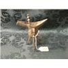 Image 1 : An antique Chinese bronze 3 footed ritual wine vessel, 5 1/2" high.