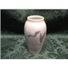 Image 1 : A Royal Copenhagen vase, baluster, decorated with sea gulls in flight, over the sea, 5" high, no 1