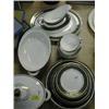 Image 1 : A Royal Doulton bone china 'Banborough' pattern dinner service for 6  including 2 tureens, meatpla