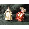 Image 1 : A Royal Doulton figure 'Elegance' HN2264, 7 1/2" high, together with  another 'Autumn Breezes' HN1