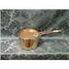 Image 1 : A Victorian copper saucepan and cover.