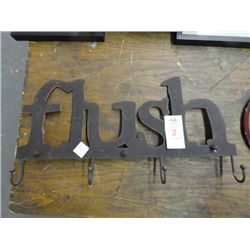 Flush Metal Towel Rack