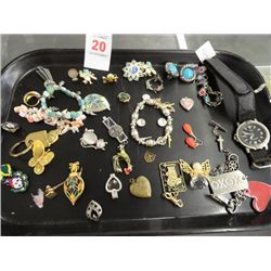 Tray Lot Watch & Pendents