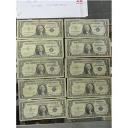 10 Silver Certificates