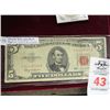 Image 1 : 1963 $5 Red Seal Certificate