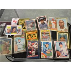 Tray Lot Baseball Trading Cards