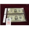 Image 1 : Pair of 1934 $5 Early Notes