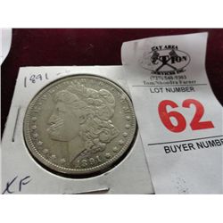 1891 Morgan Silver Dollar
