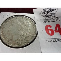 1921 Morgan Silver Dollar