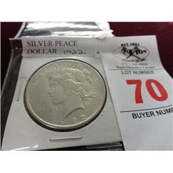 1922 Silver Peace Dollar