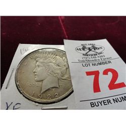 1922 Silver Peace Dollar