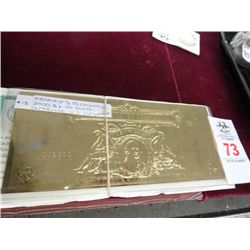 Collectors Authentic 2000 $2 Gold Cert. U. S. Legal Tender