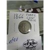 Image 1 : 1860 3 Cent Piece