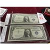 Image 1 : Pair of Silver Certificates - 1935 - 1957