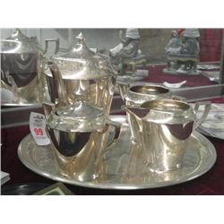 Rogers Bros. Silver Plate Tea Set