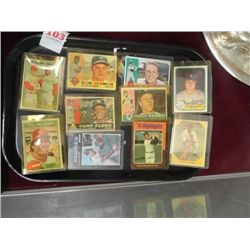 Tray Lot Baseball Cards