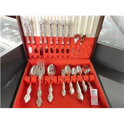 Estia Silver Plated 40 Piece Flatware Service