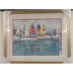 17.5 x 23.5 Lithograph on Paper "Spring Break 2" by Richard Williams - Hand Signed Lower Right