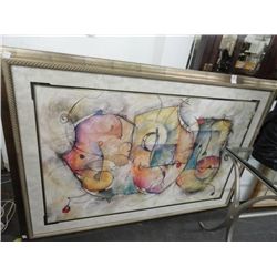 Framed Contemporary Abstract Art