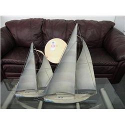 Metal Sailboat Wall Art