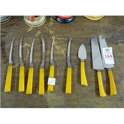 Bakalite Handled Knife & Spatula Set