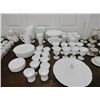 Image 1 : Milk Glass Grape Pattern Dishware