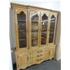 Image 1 : Light Oak China Hutch