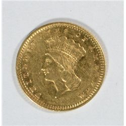 1856 GOLD DOLLAR AU-55+