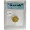 Image 1 : 1846-D $2.50 GOLD ICG EF-40 CLEANED RARE!