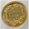 Image 3 : 1856-S $3 GOLD ICG EF-40 EX JEWELRY SMALL S