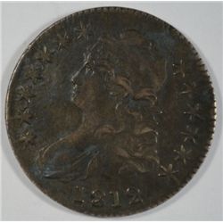 1812 BUST HALF DOLLAR AU OVERTON 105A