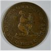 Image 1 : HT-81 SLAVE TOKEN, HARD TIMES 1838  XF MARKS ON OBVERSE