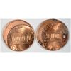 Image 2 : 2 ERROR LINCOLNS STRUCK OFF CENTER WITH FULL DATES 1999, & 2001