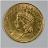 Image 1 : 1856 $1 GOLD TYPE 3 AU+