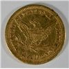 Image 2 : 1873 OPEN 3 $2.5 GOLD LIBERTY XF RIM NICK