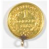 Image 2 : 1853-C RARE CHARLOTTE MINT GOLD WITH JEWELRY MOUNT